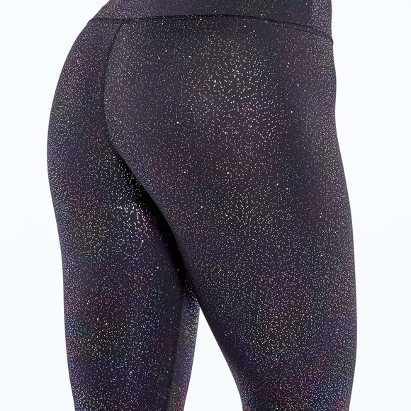 Black Foil Legging (M) and Sports Bra (S) Set from Cycle House by Marika NWT - Picture 8 of 10